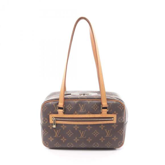 Louis Vuitton Handbags - LOUIS VUITTON Brown Monogram Leather Shoulder Bag